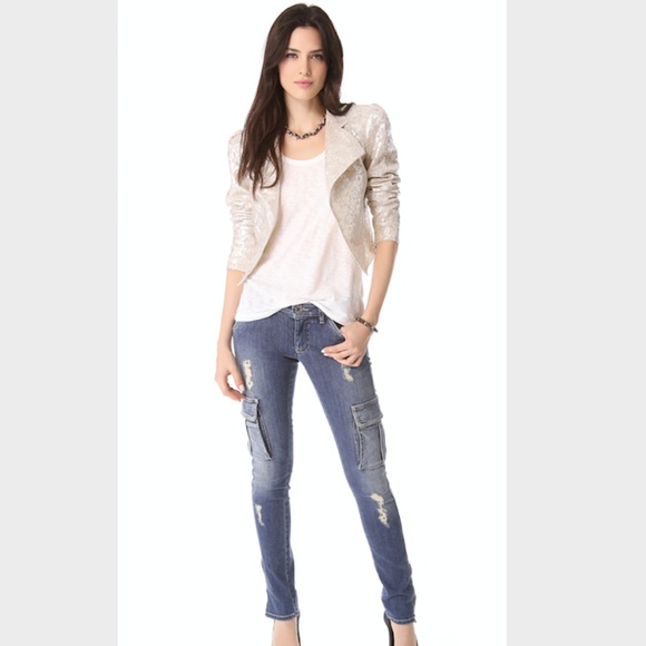 Alice + Olivia Jackets & Blazers - 🆒 🏍 NWOT Alice + Olivia Lace Moto Jacket